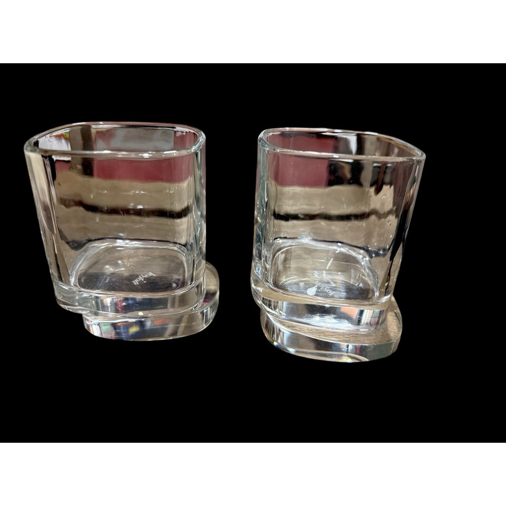 JoyJolt 10oz Off Set whiskey glasses - set of 2